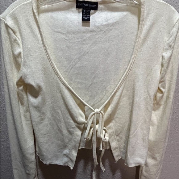 Cream Women's Cardigan - Picture 1 of 6